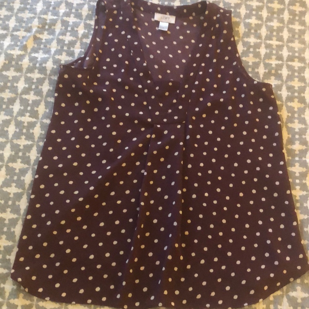 Loft Sleeveless Blouse